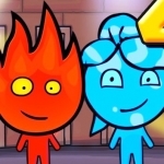 Fireboy and Watergirl 2: The Light Temple  Play Fireboy and Watergirl 2:  The Light Temple on PrimaryGames